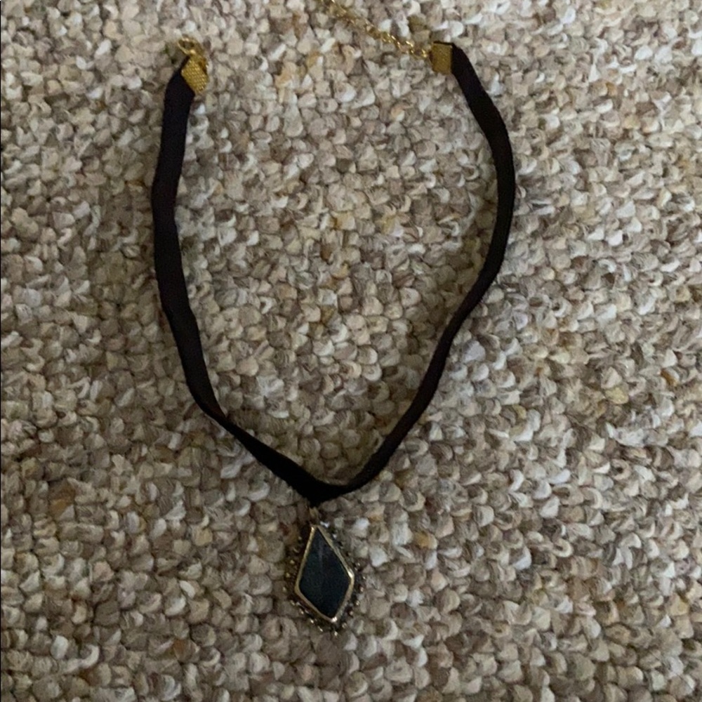 Gemstone choker necklace